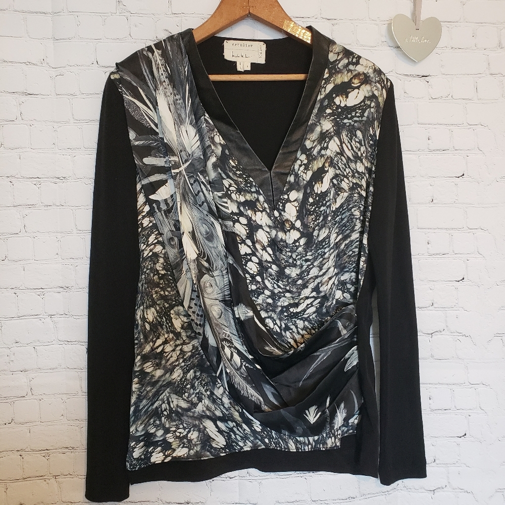 Nicole Miller Artelier Silk Top